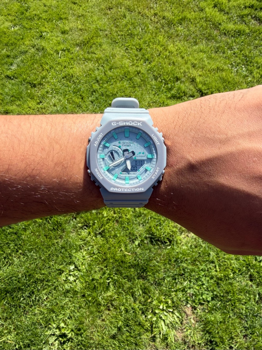 G-SHOCK Light Blue and Teal Sport Watch